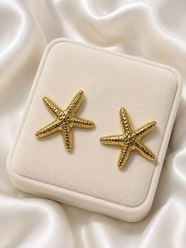 Pendientes estrella de mar